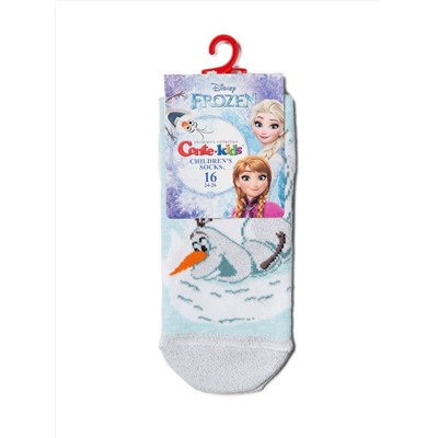 Носки детские Conte-kids Хлопковые носки с люрексом, стразами и рисунками героев ©Disney Frozen
