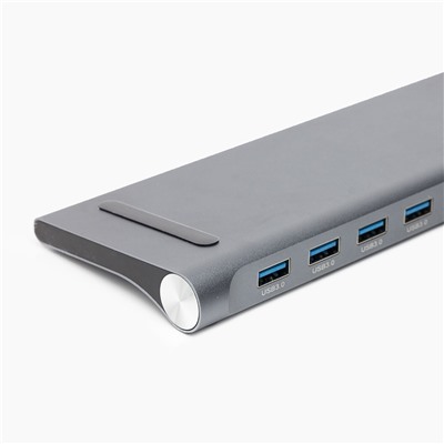 Хаб USB Type-C - BYL-2003 (HDMI, VGA, USB-C, USBx4, SD/TF CardReader, Ethernet, Jack 3,5 мм,)