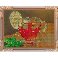 Канва с рисунком СВ К-365 "Чашка чая" 39,1х31,2 см