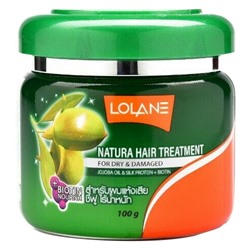 Lolane Маска для сухих и поврежденных волос с маслом жожоба и протеинами шелка 100 мл