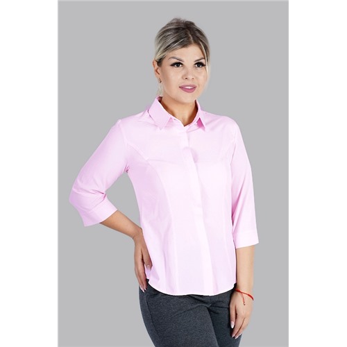 Блузка нежно-розового цвета Размер 48