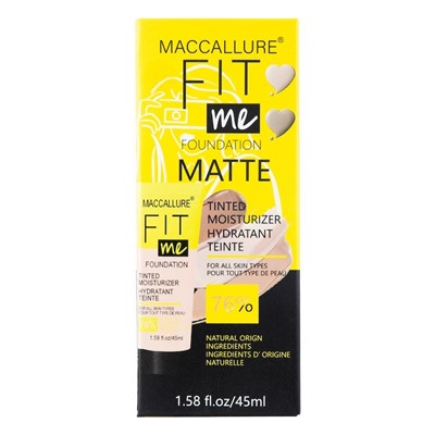 Maccallure Увлажняющий тональный крем Tinted Moisturizer, оттенок 10