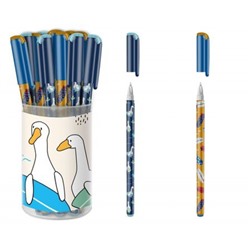 Ручка шариковая масляная 0.5мм "Slim Soft. SURF DUCK" синяя LXKOPSS-SD LOREX