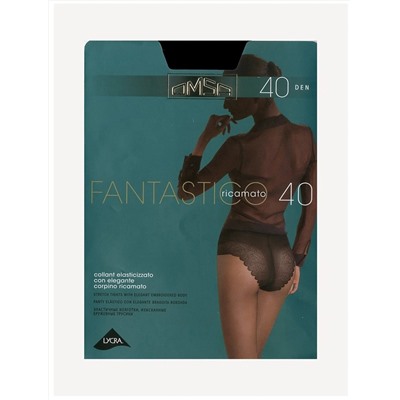 OMS-Fantastico 40 ажур трусики/3 Колготки OMSA Fantastico 40 ажур трусики