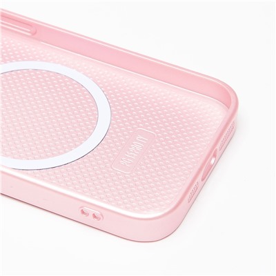 Чехол-накладка ORG SM021 SafeMag для "Apple iPhone 15 Pro" (light pink)