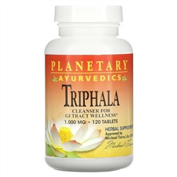 Planetary Herbals, Ayurvedics, Triphala, 1000 мг, 120 таблеток