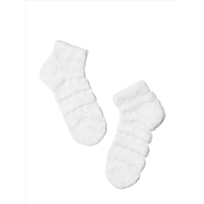 Носки женские Короткие пушистые носки COMFORT с полосками из прозрачной сетки