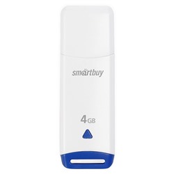 Флэш накопитель USB 4 Гб Smart Buy Easy (white)