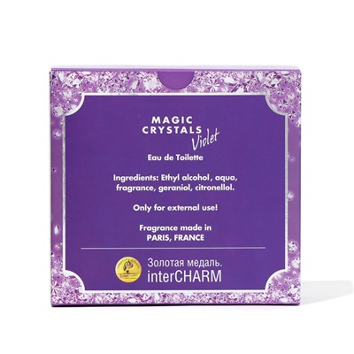 Туалетная вода для женщин Magic crystal violet, 60 мл