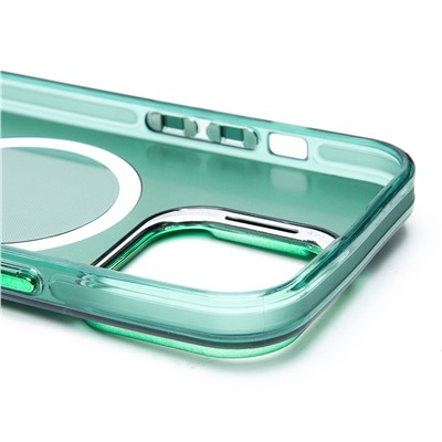 Чехол-накладка - SM025 SafeMag для "Apple iPhone 14 Pro" (green) (232103)