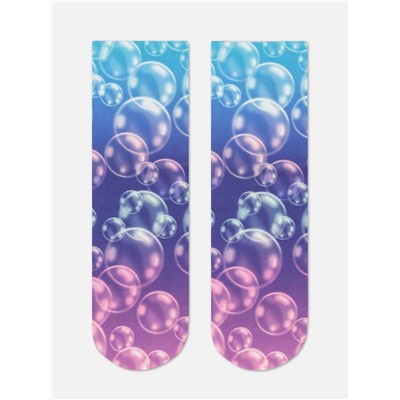 Полиамидные CONTE FANTASY Плотные носки с рисунком «Bubbles»