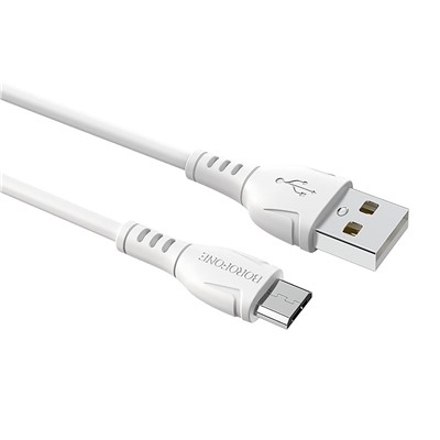 Кабель USB - micro USB Borofone BX51  100см 2,4A  (white)