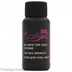 Верхнее покрытие Lorilac Professional XXL No Wipe Top Coat Strong без липкого слоя 30 ml