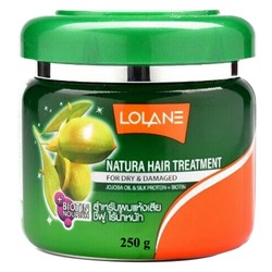 Lolane Маска для сухих и поврежденных волос с маслом жожоба и протеинами шелка 250 мл