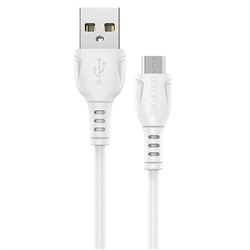 Кабель USB - micro USB Borofone BX51  100см 2,4A  (white)