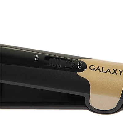 Выпрямитель Galaxy GL 4519, 40 Вт, керамическое покрытие, 85х20 мм, до 180 °С, чёрный