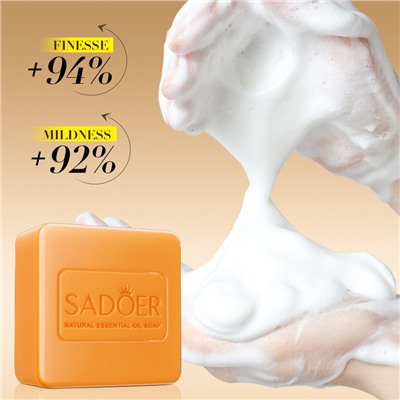 Мыло для лица и тела с экстрактом ИМБИРЯ Sadoer Organic Ginger Fragrant Soap, 100 гр.