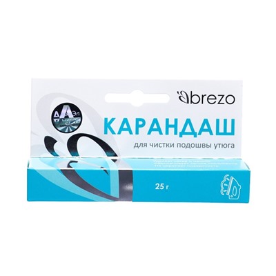 Карандаш Brezo для чистки подошвы утюга, 25 г