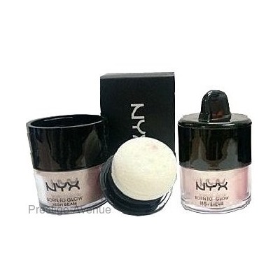 Рассыпчатый Хайлайтер с пуховкой NYX Bornto Glow High Beam 7g