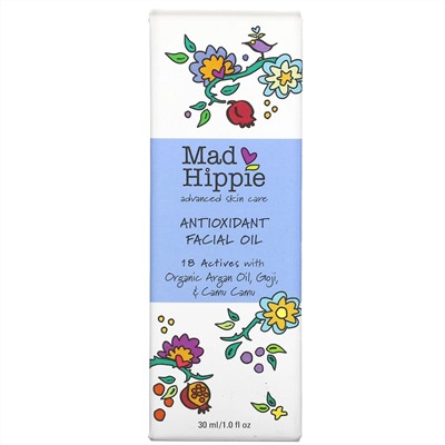 Mad Hippie Skin Care Products, масло для лица с антиоксидантами, 30 мл (1,0 жидк. унция)