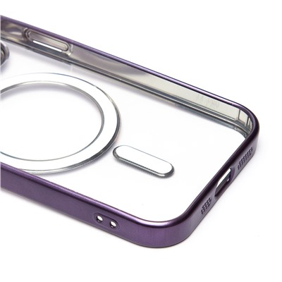 Чехол-накладка - SM027 SafeMag для "Apple iPhone 14 Pro" (dark violet)