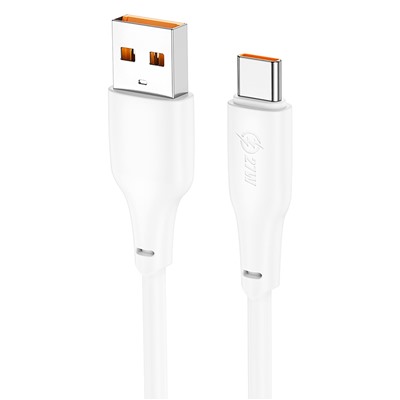 Кабель USB - Type-C Hoco X93 Force 27W 100см 3A  (white)