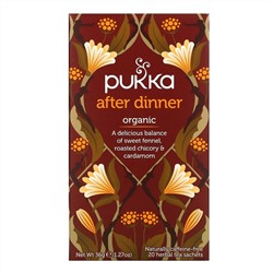 Pukka Herbs, После ужина, травяной чай, 20 пакетиков, 1.27 унций (36 г)