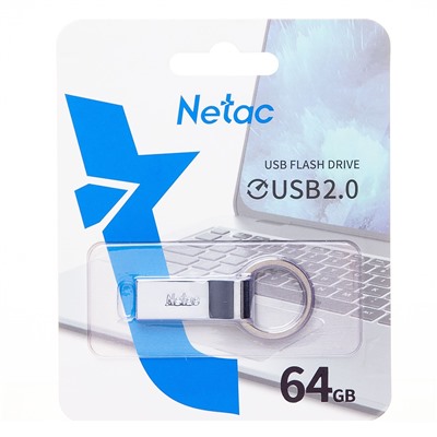 Флэш накопитель USB 64 Гб Netac U275 (silver)