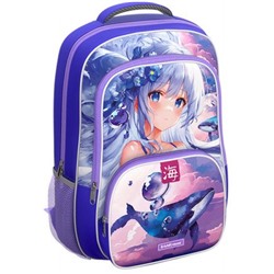 Рюкзак школьный "ErgoLine. Kawaii Whale" 20L 44х33х22 см 59876 ErichKrause