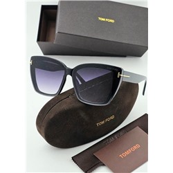 Набор женские солнцезащитные очки, коробка, чехол + салфетки 2172927