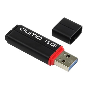 Флэш накопитель USB 16 Гб Qumo Speedster 3.0 (black)