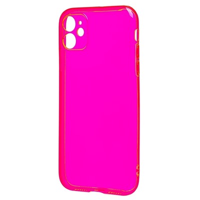 Чехол-накладка - SC344 для "Apple iPhone 11" (transparent/pink) (232063)