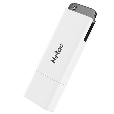 Флэш накопитель USB 32 Гб Netac U185 с LED индикатором 3.0 (white)