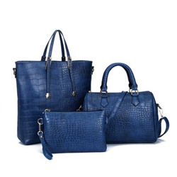 Набор сумок из 3 предметов, арт А55, цвет:синий ОЦ