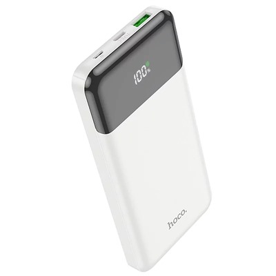 Внешний аккумулятор Hoco J102 PD QC 10 000mAh Micro USB/USB*2/USB Type-C (white)