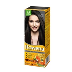 Стойкая крем-краска для волос "ROWENA", тон 3.0 Темно-коричневый