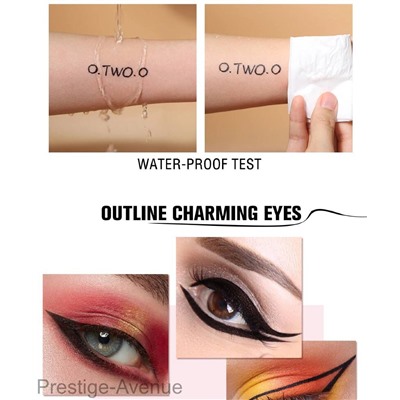 Подводка для глаз O.TWO.O Ink Colour waterproof eyeliner pen №2.0 Brown (арт 1008)