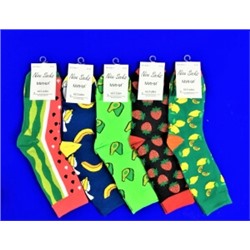 ЦЕНА ЗА 3 ПАРЫ: Nice Socks ЦВЕТНЫЕ НОСКИ (МИНИ) арт. W20-1