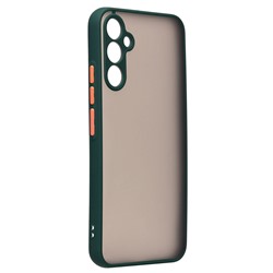 Чехол-накладка - PC041 для "Samsung SM-A346 Galaxy A34" (dark green/black) (215707)