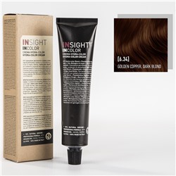 INSIGHT Краситель 6.34 золотисто-медный темный блонд. GOLDEN COPPER DARK BLOND 100 мл