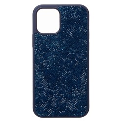 Чехол-накладка - PC071 POSH SHINE для "Apple iPhone 12/12 Pro" россыпь кристаллов (ice blue) (231583)