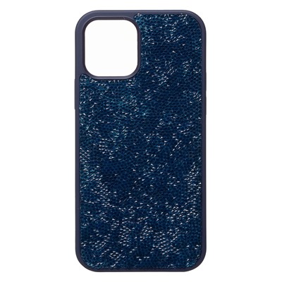 Чехол-накладка - PC071 POSH SHINE для "Apple iPhone 12/12 Pro" россыпь кристаллов (ice blue) (231583)