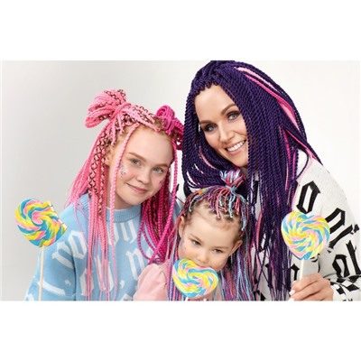 SIM-BRAIDS Афрокосы, 60 см, 18 прядей (CE), цвет марсала(#39К)