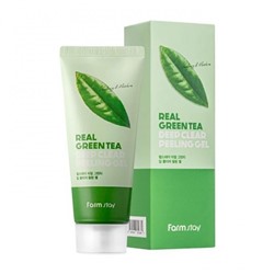 Пилинг-скатка для лица Farm Stay Real Green Tea Clear Peeling Gel