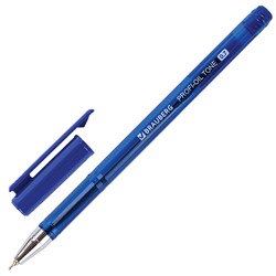Ручка шариковая масляная 0,7мм синяя BRAUBERG "PROFI-OIL TONE" 143459