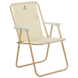 Кресло складное, 47 х 52 х 75 см, до 100 кг, цвет бежевый