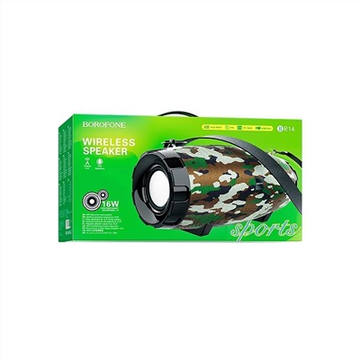 Портативная акустика Borofone BR14 Coolant sports (green)