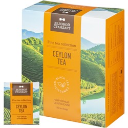 Чай Деловой Стандарт Ceylon tea черн. 100 пак x2гр