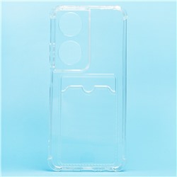 Чехол-накладка - SC338 с картхолдером для "Honor X7b 5G" (transparent) (231293)