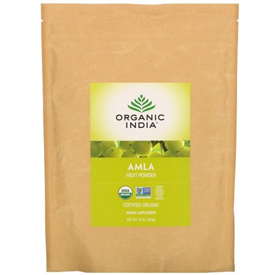 Organic India, Порошок фруктов амлы, 454 г (16 унций)